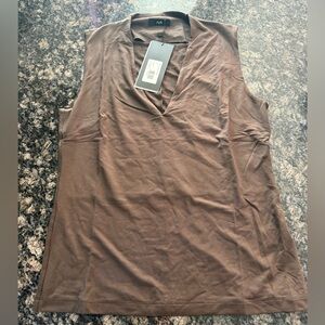 ruti the sculpted tank Brown. NWT Ladies Top. Sz‎ 10